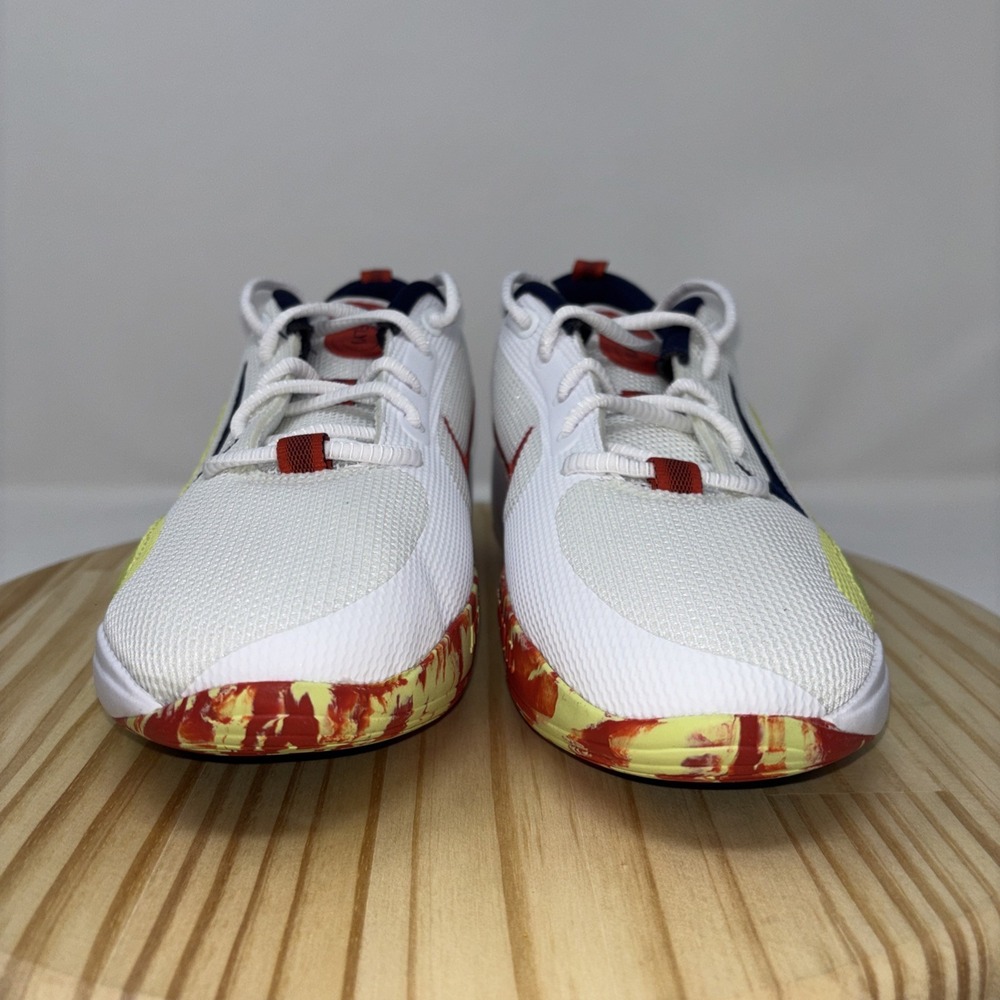Nike IsoFly GS 'White Limelight Midnight Navy' HJ3866-100 Kids Sz6Y - Picture 2 of 10